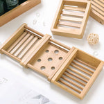 Load image into Gallery viewer, Wooden  Bamboo Soap Dishes
