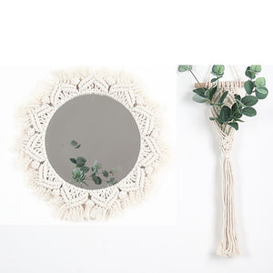 Home Decor Macrame Mirror